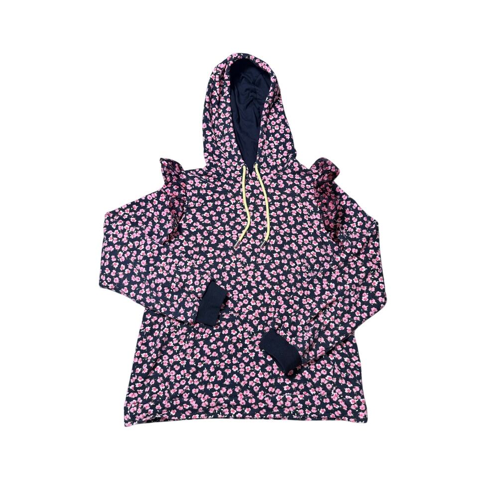 Sandy Liang x Target hoodie ditsy floral print and ruffle shoulders
